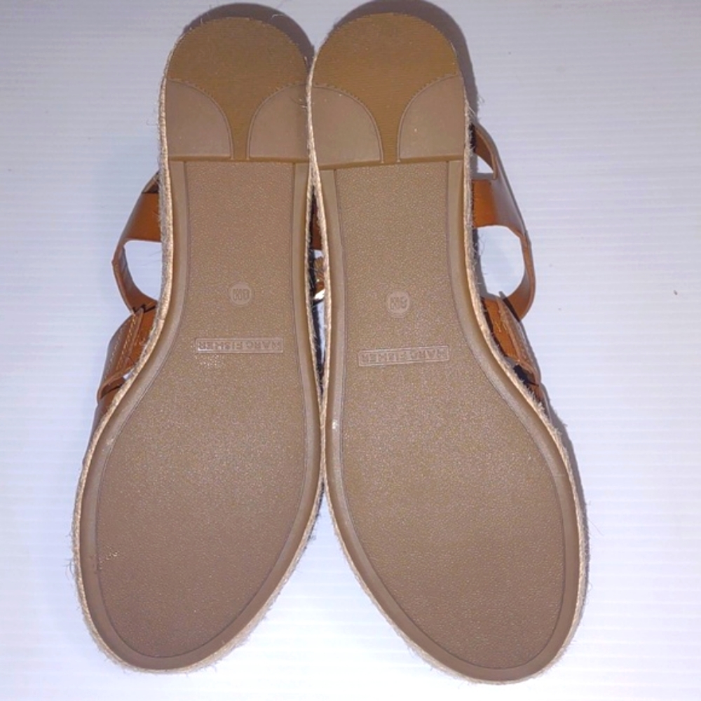 👣MARC FISHER Joven Espadrille Wedge Sandal in Natural Beige - Picture 10 of 17
